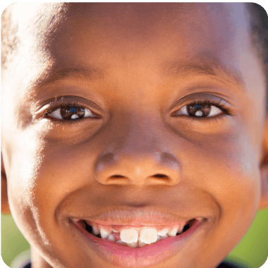 Picture of kid smiling at camera